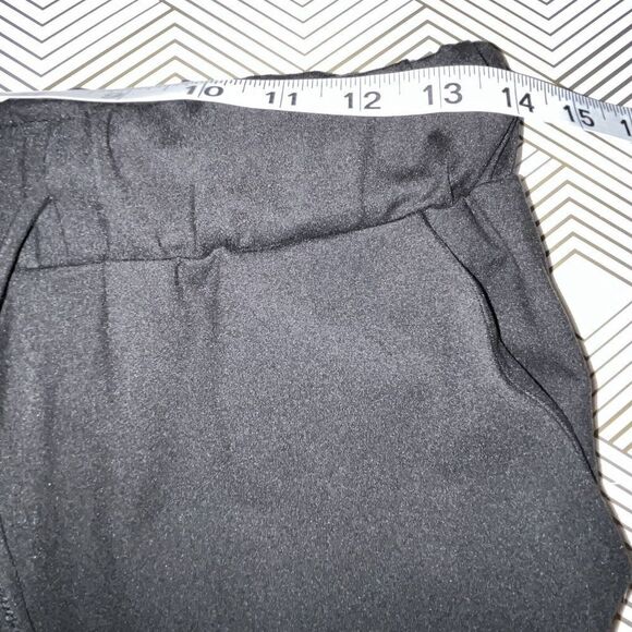 Joie Pants Wmns Small Black High Rise Pull On Drawstring Pockets Tapered Lounge - Picture 9 of 11